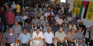 مهرجان تضامني مع شهداء غزة والضفة الغربية في مخيم عين الحلوة