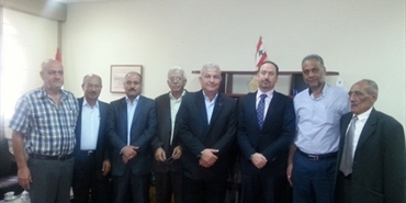 محافظ الحنوب التقى وفدا من"جبهة التحرير الفلسطينية" في سراي صيدا