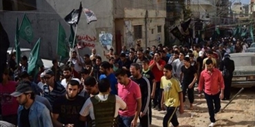 مسيرات حاشدة في مخيم عين الحلوة نصرة للمسجد الاقصى