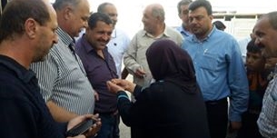 جولة للفصائل الفلسطينية في منطقة جار القمر في مخيم نهر البارد