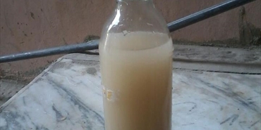 تلوث المياة في مخيم عين الحلوة القاطع الاول