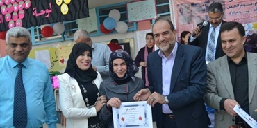 إبتسام خلف تشكر فريق عمل ثانوية «دير ياسين» على جهودهم في بناء جيل المستقبل