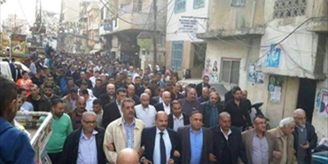 مسيرة في ذكرى إنطلاقة القيادة العامة في مخيم البداوي
