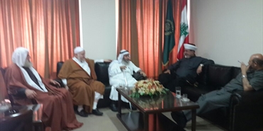 وفد هيئة علماء فلسطين يلتقي المفتي سوسان