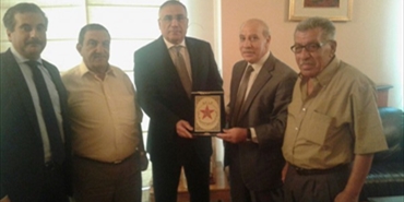 الديمقراطية تلتقي السفير المصري في لبنان وتعرض معه التطورات الفلسطينية