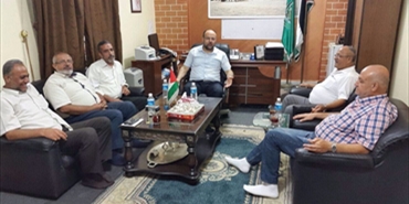 بركة لوفد فلسطيني من مخيم عين الحلوة: حريصون على السلم الأهلي، ومتمسكون بالمبادرة الفلسطينية الموحدة.