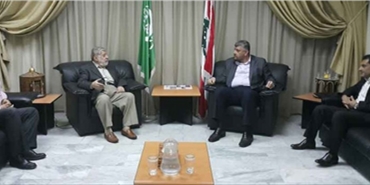 أمين عام الجماعة الإسلامية بحث مع ممثل الجهاد الإسلامي الوضع الفلسطيني