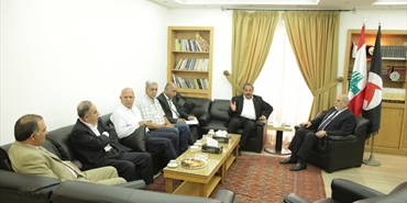 وفد منظمة التحرير يلتقي النائب حردان: المسألة الفلسطينية تتعرض لخطر التصفية وسط غياب الحاضنة العربية