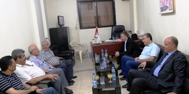 دبور والصاعقة يبحثان الأوضاع الفلسطينيينة