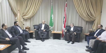 وفدا من حماس يزور الأمين العام للجماعة الاسلامية