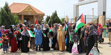وقفة على حدود فلسطين رفضاً للتهجير والتوطين