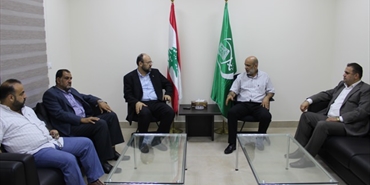 وفد حركة حماس يزور الجماعة الاسلامية: ادانة العدوان الصهيوني على الأقصى