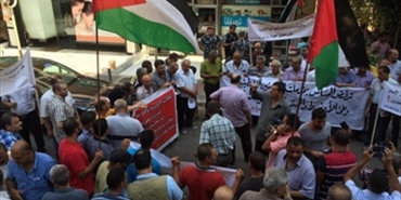 اعتصام في مخيم فلسطيني بلبنان تضامنا مع الضفة والقدس