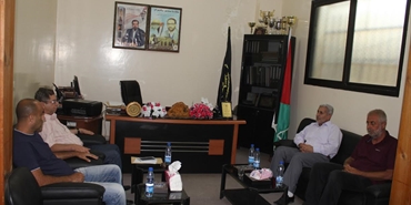 الجهاد الاسلامي تستقبل منسق الاتحاد العالمي للصحافة والاعلان د. عماد سعيد‎