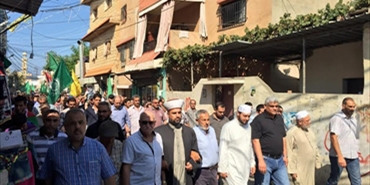 مخيمات اللاجئين الفلسطينيين في لبنان تعلن تضامنها مع انتفاضة الأراضي المحتلة