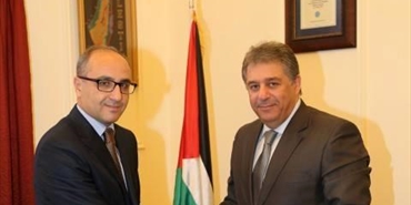 دبور عرض مع السفير التونسي بودالي الأوضاع في الأراضي الفلسطينية