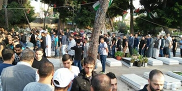 تشييع الشهيد السيد في مخيم شاتيلا واستنكار فلسطيني لجريمة "برج البراجنة"