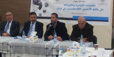 إبراهيم العلي: الأونروا مسؤولة عن تدهور الأوضاع الانسانية والمعيشية للاجئين الفلسطينيين