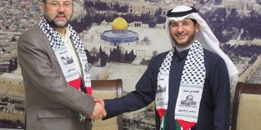 بركة يستقبل المنسق العام لرابطة شباب لأجل القدس العالمية