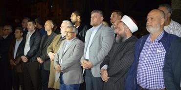 وقفة تضامنية مع الانتفاضة في صيدا: على العهد مع المقاومين حتى التحرير