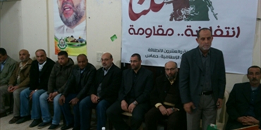 حفل استقبال لحركة حماس بمناسبة انطلاقتها الـ 28 في نهر البارد