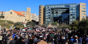 لبنان:استمرار احتجاجات اللاجئين الفلسطينيين ضد سياسات "أونروا"