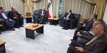 الأمين العام للجماعة يستقبل وفداً من حماس