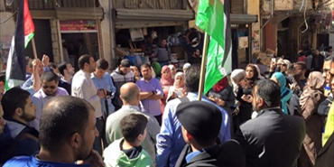 وفد كبير من مؤتمر شباب فلسطين في جولة تفقدية لمخيم برج البراجنة في بيروت
