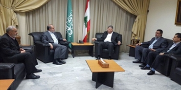 الأيوبي بحث الشأن الفلسطيني مع الرفاعي