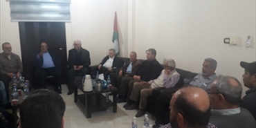 تحالف القوى الفلسطينية يستقبل وفد تجمع لجان الاحياء والروابط