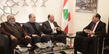 مراد استقبل وفد حماس: سنكون صوت الفلسطينيين في كل المنابر ونؤكد أن القدس عربية وعاصمة أبدية لفلسطين
