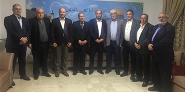 "حركة حماس" تستقبل "فتح الانتفاضة" و"جبهة التحرير" و"جبهة النضال" في بيروت