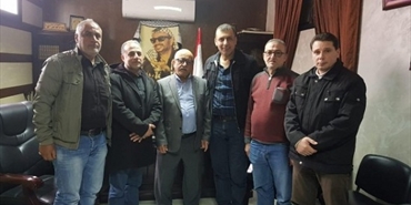 اللينو يستقبل لجان الاحياء والروابط في مخيم عين الحلوة