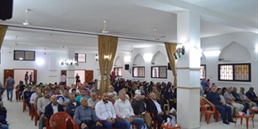 حماس تقيم احتفالا بمناسبة حلول شهر رمضان المبارك في مخيم الرشيدية