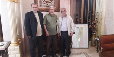موسى يستقبل أمين عام مركز «الخيام» في مخيم الرشيدية