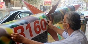 من مجسمات الصواريخ لـ«قطار العيد».. رضوان يصنع الفرح لفلسطينيي لبنان