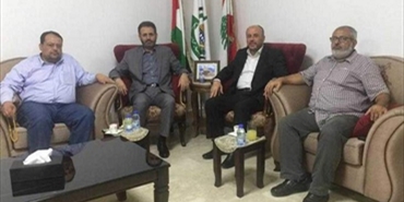 ممثل حركة حماس في لبنان يستقبل وفداً من حركة الجهاد الإسلامي في فلسطين