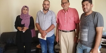 مسؤول شؤون اللاجئين في حماس يستقبل لجنة معاناة المهجرين لبحث أوضاع فلسطينيي سورية في لبنان