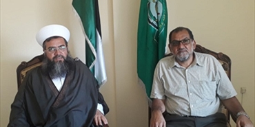 شؤون اللاجئين في حماس يستقبل العيلاني.. فضل طه: لاعطاء اللاجئين الفلسطينيين الحقوق الانسانية والاجتماعية