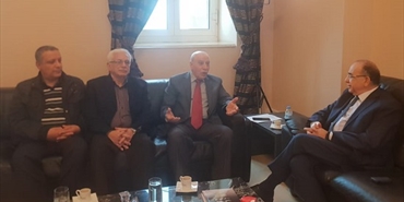 الديمقراطية تبحث أوضاع مخيمات لبنان مع منيمنة