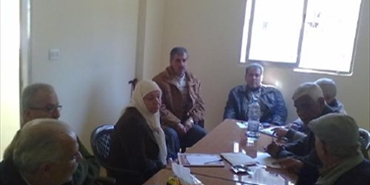 وفد من لجنة المتابعة المركزية يزور مخيمات الشمال