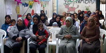 احتفال في مخيم البص بمناسبة عيد الام
