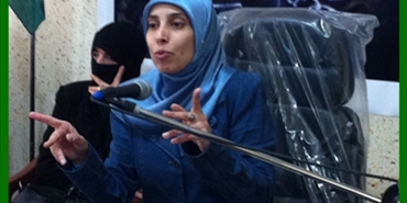 أميرة الحرائر "أحلام التميمي" في مخيم الجليل