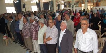 مهرجان عمالي فلسطين مركزي في مخيم البداوي