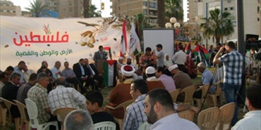 (انتمـــــــاء) تفتتح (خيمة العودة) في مدينة صيدا