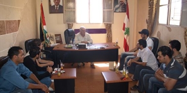 اللقاء الشبابي يلتقي قائد الأمن الوطني الفلسطيني لتخفيف الإحتقان وازالة المظاهر المسلحة