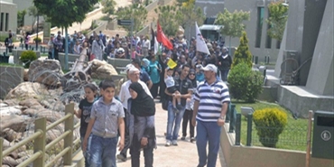 الجبهة الديمقراطية تنظم زيارة الى موقع مليتا في الجنوب اللبناني