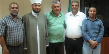 اللجنة الاهلية في مخيم البص تزور مدير مكتب رئيس مجلس النواب العميد سرور في مصيلح