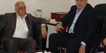 لقاء بين وفد من حركة فتح الانتفاضة والعميد مصطفى حمدان 