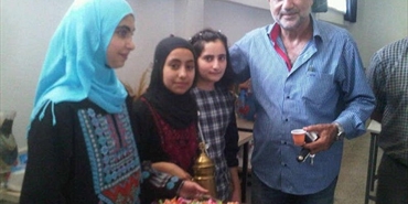 إفتتاح معرض التراث الفلسطيني في مدرسة نمرين في مخيم البص
